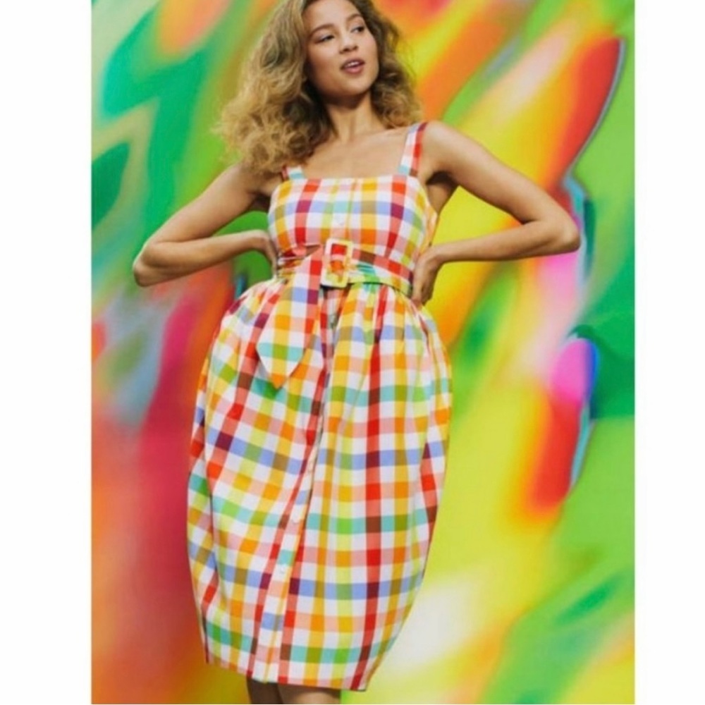 Christopher John Rogers for Target Plaid Sundress NWT
